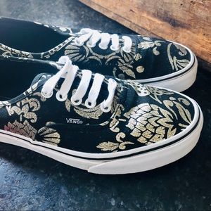 VANS 50th Anniversary gold black pineapple W8 M6.5